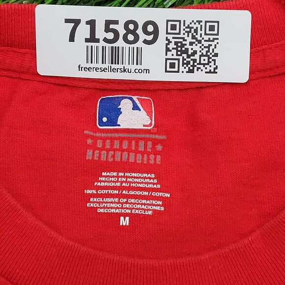 LA Angels Shirt S/M 20x27 Spellout Red - Picture 7 of 13